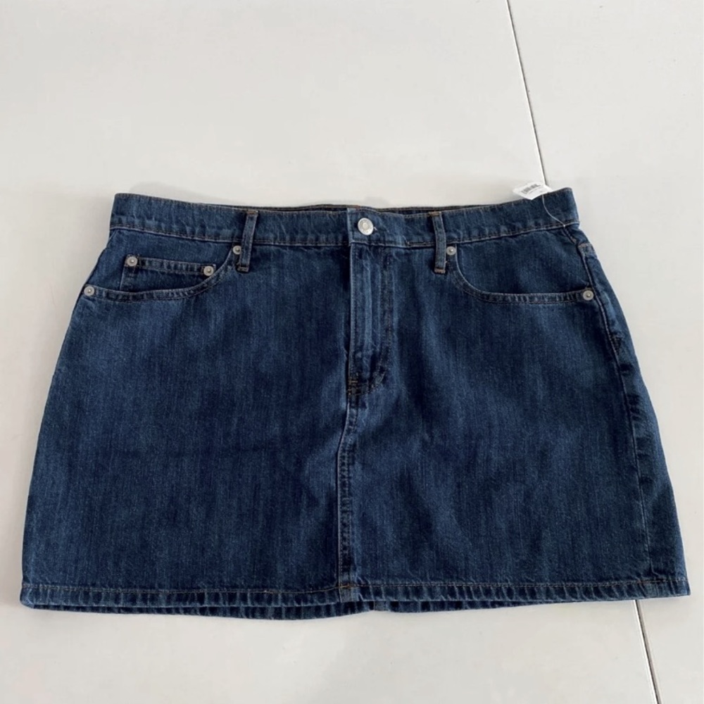 GAP Size 14 NEW denim jean mini skirt